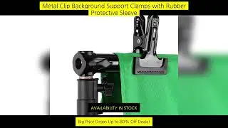 Metal Clip Background Support Clamps With Rubber Protective Sleeve Photo