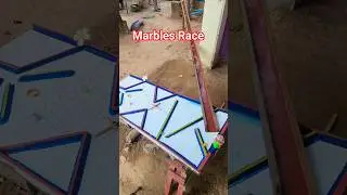 Twelve Colorful Marbles Run Race ASMR |Relaxing Marble Sounds #satisfying
