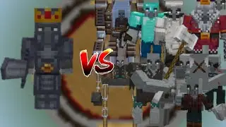 Pillage King vs Other Illager Bosses PART 1 | Minecraft Mob Battle