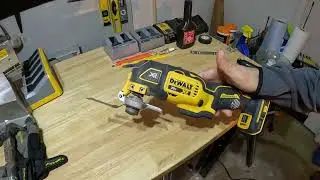 Смена лезвий и характеристики многофункционального инструмента Dewalt DCS356