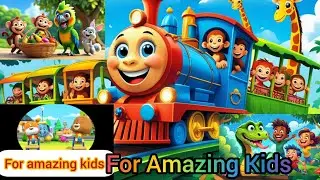Animals Train 🚂 kids &ndash; Nursery Rhyme 14 &  2025 | For Amazing kids Nursery Rhymes &Animal kids song
