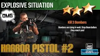 Explosive Situation, Sniper Strike Special Ops mission #2- Harbor (pistol/zone 11)