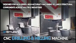 Heavy-Duty CNC Gantry Drill & Mill | 10-Ton Table | BT50 Spindle | BOSM-DPH4026