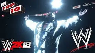 WWE 2K18 -TOP 10 NEW FUNNY GIMMICK SWAP ENTRANCES- UNDERTAKER/ROMAN REIGNS/BROCK LESNAR