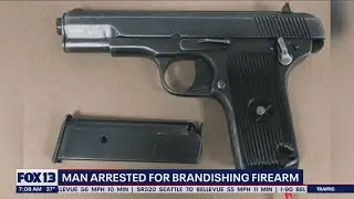 Man arrested for brandishing firearm in downtown Seattle | FOX 13 Seattle