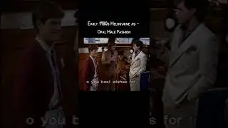 Early 1980s Melbourne ad - Opal Male Fashion #80sfashion #1980s #tvcommercials #retroads #vhs