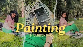 Let’s paint in cobbon park 🏞️🎨|Ep:14,15,16| Inktober 2024| #artinspiration #painting #nature