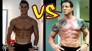 Cristiano Ronaldo vs Sylvester Stallone Transformation 2018