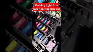 parking light fuse location wagonar car#trending