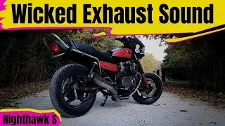 Hand Built Exhaust SOUND TEST - Honda Nighthawk S