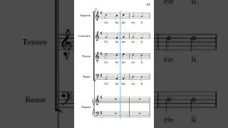 Santo Bonfitto spartito completo delle voci