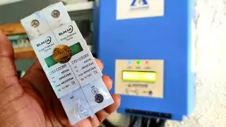 DC surge protection device for solar panel