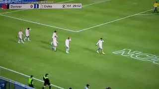 Duke's Shakur Mohammed scores goal vs. Denver
