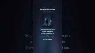Turn the Senses Off
