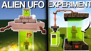 Minecraft tutorial : Alien Invasion build to decor your World #minecraft #mythpat (Hindi, India)
