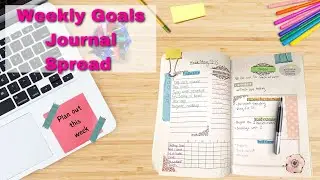 Journal: weekly goals spread quick planning