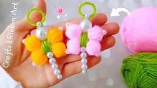 It's so Beautiful 💖🌟 Easy Dragonfly Making Idea with Yarn - You will Love It- DIY Amazing Craft Idea