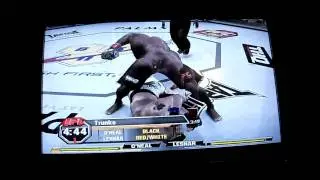 shaq o'neal ko's brock lesner