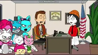 Коты Гэбби останавливают Рэнсома Драйсдейла (Достать ножи) от включения пожарной сигнализации/пол...