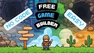 Click &rarr; Build &rarr; Launch on itch.io - FREE No Code Game Builder