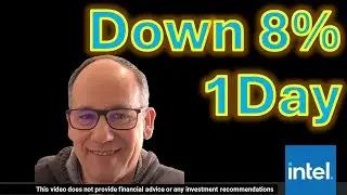 Intel stock was down 8% today - Buy the dip?  #Intelstock #intc #INTCStock #stockmarket #stocks