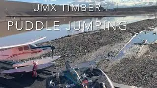 Puddle jumping with the UMX Timber