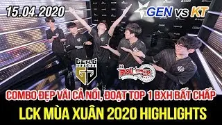 [LCK 2020] GEN vs KT Game 3 Highlights | Clid khiến fan đau tim, combat đẹp v&atilde;i nồi đoạt lu&ocirc;n Top 1