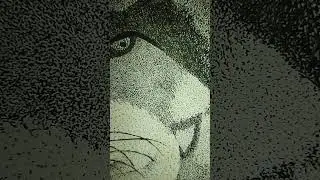 Stippling Art🎨 #art #artist #artwork #youtube #youtubeshorts #instagram #abstract #shorts #stippling