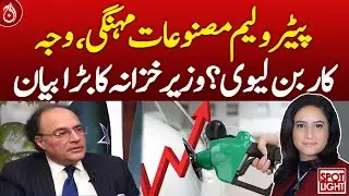 Petroleum products are expensive, because of carbon levy?Finance Minister's big statement - Aaj News