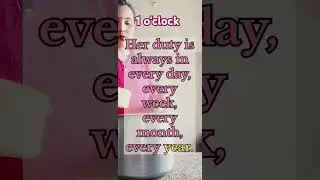 1 O'Clock #womanisclock #PArsr #responsibility #forgiveness #Sturrgel @PArsrvlogs #dailyroutine