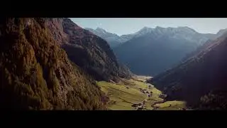Tirol Alps, Forest, Austria, Drone -  || No Copyright Video 4K ||