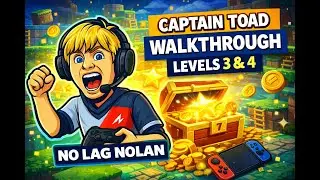 Captain Toad Treasure Tracker Walkthrough 🧢🍄 | Levels 3–4 : The Story Continues..