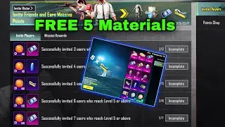 How tocomplete Invitation event in BGMI to get 5 materials / recall event in bgmi 😈 | Kelvin PUBG