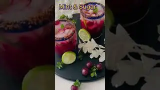 Grape Sikangi Drink #mocktail #food #recipe #indian