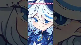 Рисунок ФУРИНЫ из Genshin Impact (снова)