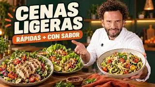 Prepara Estas CENAS LIGERAS y Deliciosas En 10 Minutos!