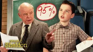 Sheldon&rsquo;s Fit Over His First Bad Grade | Young Sheldon