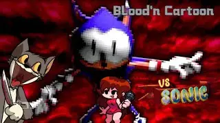 BLOOD'N CARTOON v2 COVER #fnf #rewrite #girlfriend #thebasementshow #cover