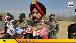 General Officer Commanding GOC Kilo Force H S Sahi visits North Kashmir