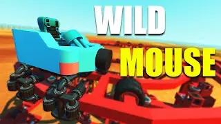 Building a Wild Mouse Coaster in Scrap Mechanic!