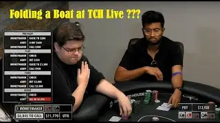 German Moneymaker Folding a Full House @TCHLIVEPoker  High Stakes Stream