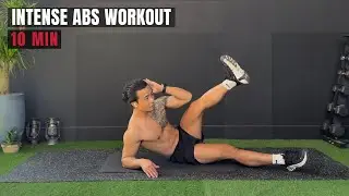 10 Min INTENSE ABS Workout ( Upper Abs, Lower Abs & Obliques )