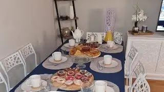 une petite table de goûter pour mes invités 😉😊