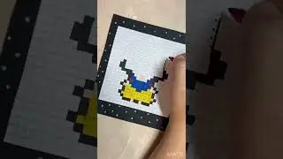 Disney Princess Coloring pixel #art #coloring #draw #stiker #shorts