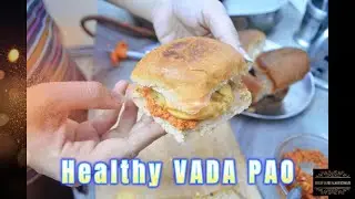 Healthy Vada Pao | No-Fry Vada Pav | Baked Vada Pao | Low-Calorie Indian Snack Recipe