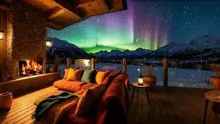 Perfect Focus Fireplace Jazz - Cozy Winter Ambience for Studying and Deep Work 04