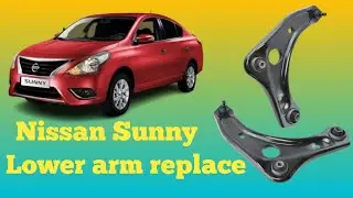 HOW TO REPLACEMENT LOWER CONTROL ARM BUSHING || Nissan Sunny || #makeurcar