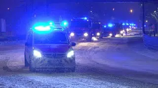 [GROSSBRAND IN MÜLHEIM AN DER RUHR] - Einsatzfahrten Bereitschaft 4 der Bezirksregierung Düsseldorf