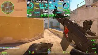 Counter Strike 2 2024 Athlon 3000g Vega 3 | 2400mhz vs 3200mhz Benchmark Test #cs2