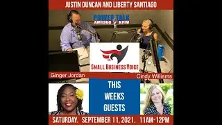 Small Business Voice Podcast with Ginger Jordan & Cindy Williams, representing Homes for Heroes